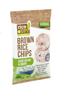 Rice Up Brauner Vollkorn-Reischips Sour Cream - Union Glutenfrei